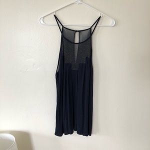 Anthropologie tank with fun neckline and sparkles